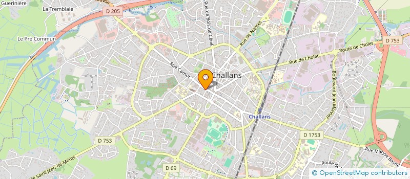 localisation de l'entreprise MADAME MARCELLE LECHELARD à CHALLANS