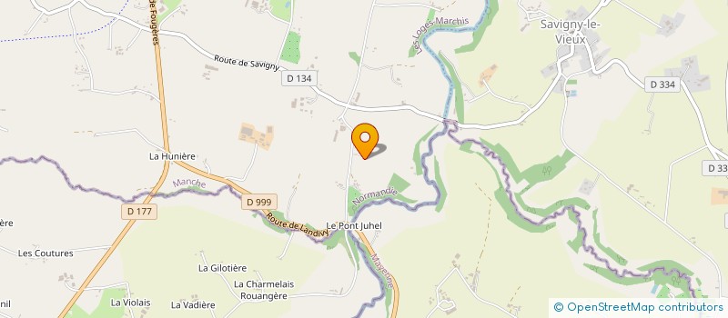 localisation de l'entreprise MADAME MARCELLE LECONTE  LES LOGES-MARCHIS