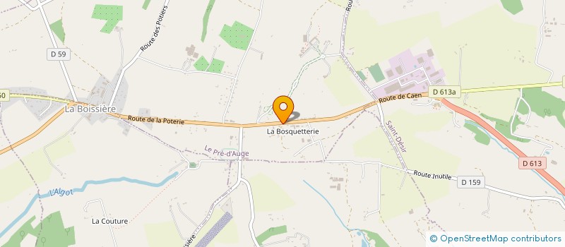 localisation de l'entreprise MADAME MARCELLE LEFEBVRE à LE PRE D'AUGE