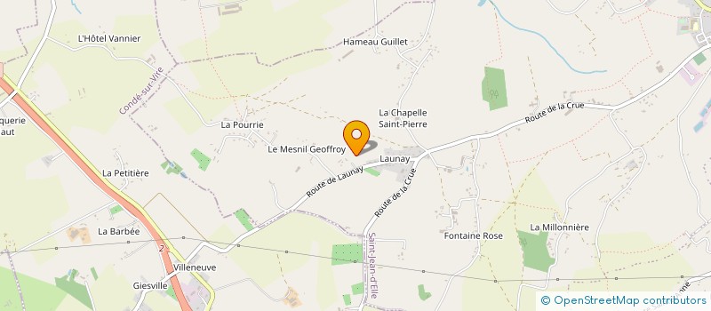 localisation de l'entreprise MADAME MARCELLE LEGASTELOIS à SAINT-JEAN-D'ELLE