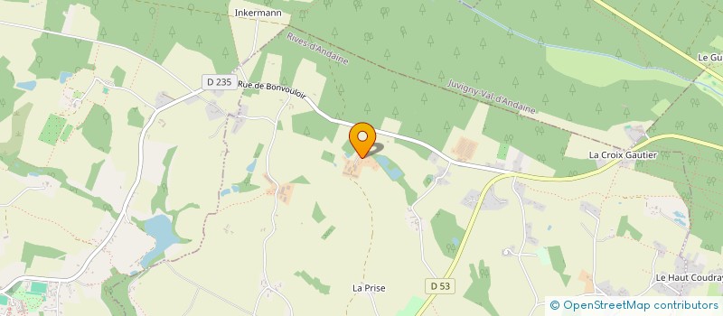 localisation de l'entreprise MADAME MARCELLE LELIARD à RIVES D'ANDAINE