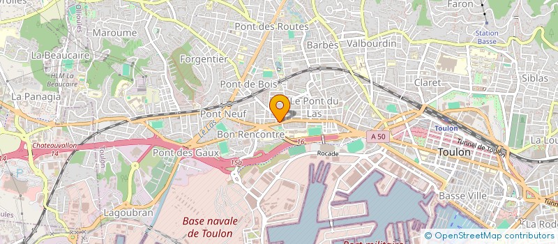 localisation de l'entreprise MADAME MARCELLE LOPEZ à TOULON