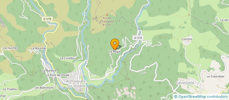 localisation de l'entreprise MADAME MARCELLE LOUBET à VALLEES-D'ANTRAIGUES-ASPERJOC