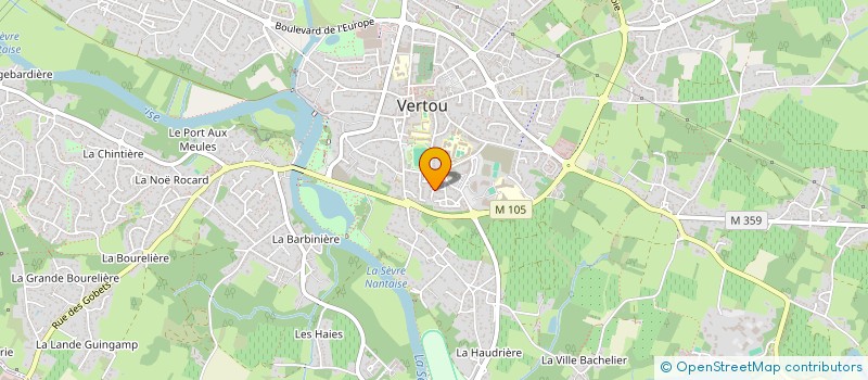 localisation de l'entreprise MADAME MARCELLE MAILLARD  VERTOU