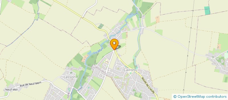 localisation de l'entreprise MADAME MARCELLE MALHERBE  CAIRON