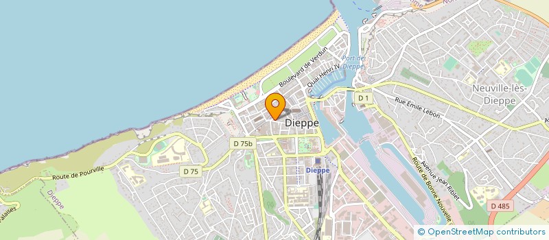 localisation de l'entreprise MADAME MARCELLE MALLET à DIEPPE