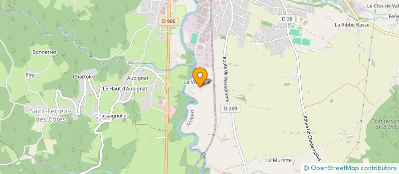 localisation de l'entreprise MADAME MARCELLE MATHIAS  AMBERT