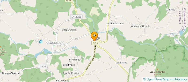 localisation de l'entreprise MADAME MARCELLE MATHIEU à SAINT-MEARD