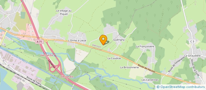 localisation de l'entreprise MADAME MARCELLE MAURICE  VIERZON