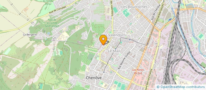 localisation de l'entreprise MADAME MARCELLE MAZOYER à CHENOVE