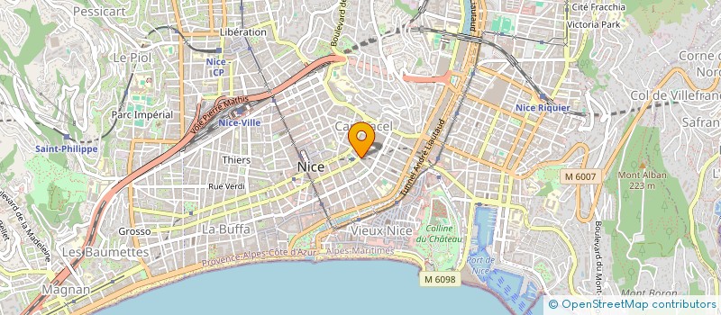 localisation de l'entreprise MADAME MARCELLE MESSIEM à NICE