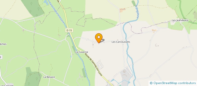 localisation de l'entreprise MADAME MARCELLE MONTAGNE  LUSIGNY