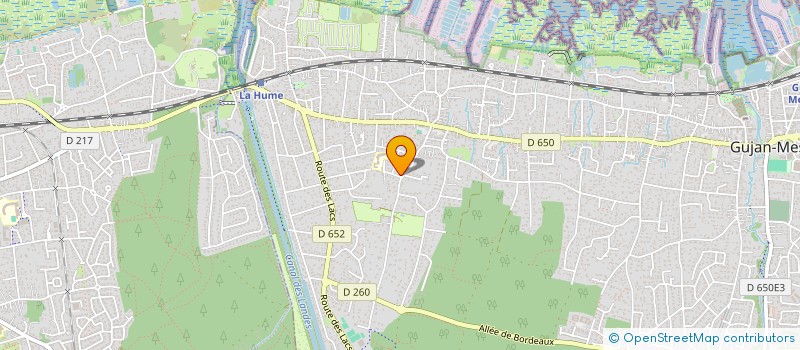 localisation de l'entreprise MADAME MARCELLE NOBLOT  GUJAN-MESTRAS