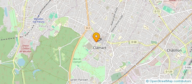 localisation de l'entreprise MADAME MARCELLE ORMES à CLAMART