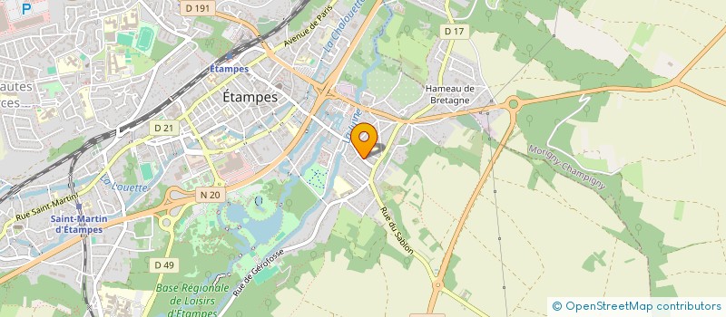 localisation de l'entreprise MADAME MARCELLE PAILLOUX  ETAMPES