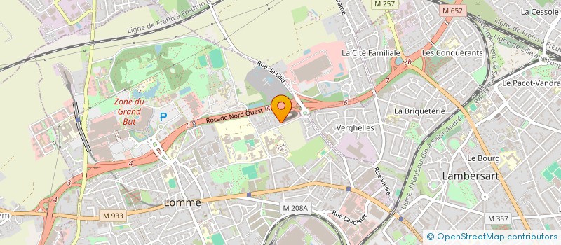 localisation de l'entreprise MADAME MARCELLE PARMENTIER à LILLE