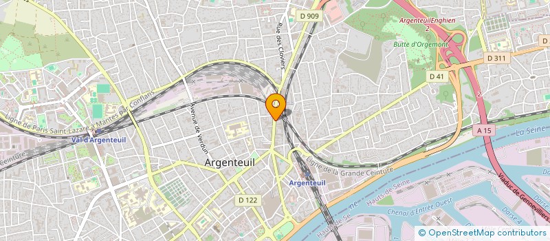 localisation de l'entreprise MADAME MARCELLE PETITO  ARGENTEUIL