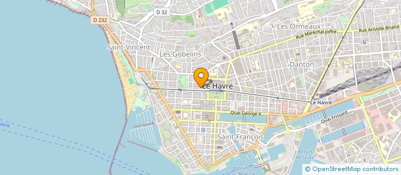 localisation de l'entreprise MADAME MARCELLE PHILIPPE à LE HAVRE