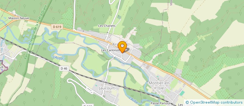 localisation de l'entreprise MADAME MARCELLE PIERRET  COLOMBE-LA-FOSSE