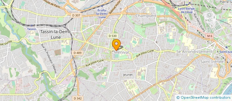 localisation de l'entreprise MADAME MARCELLE PREBIN  LYON