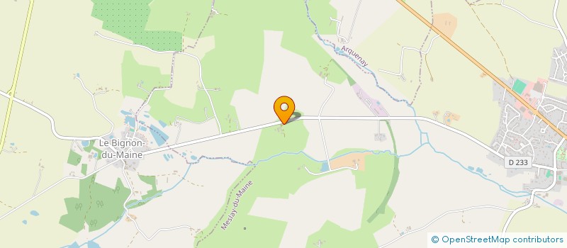 localisation de l'entreprise MADAME MARCELLE QUERNE  MESLAY-DU-MAINE