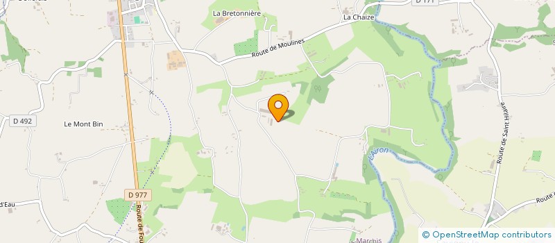 localisation de l'entreprise MADAME MARCELLE QUERNEL  LE MESNILLARD