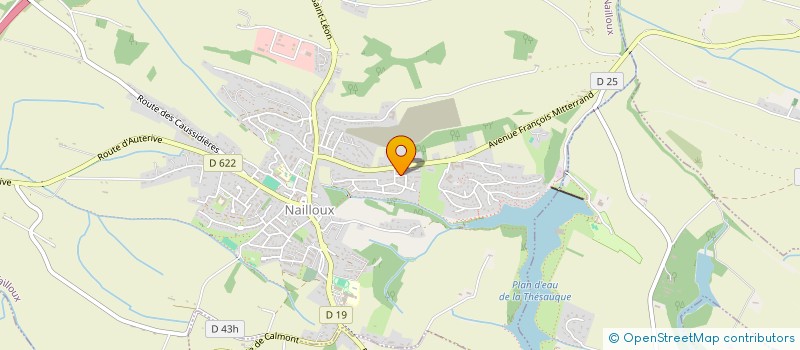 localisation de l'entreprise MADAME MARCELLE RICAUD  NAILLOUX