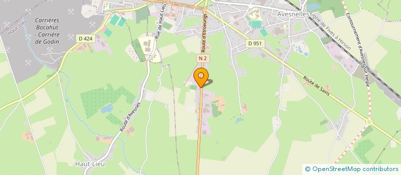 localisation de l'entreprise MADAME MARCELLE ROLAND  AVESNELLES