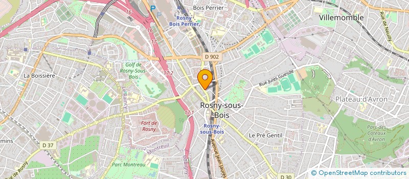 localisation de l'entreprise MADAME MARCELLE ROLBERT à ROSNY-SOUS-BOIS