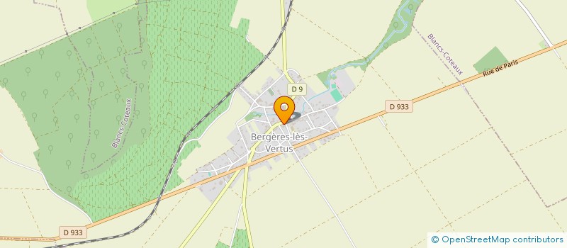 localisation de l'entreprise MADAME MARCELLE ROSET  BERGERES-LES-VERTUS