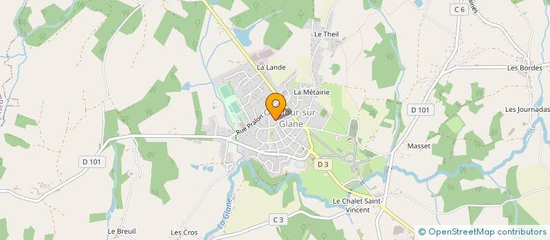localisation de l'entreprise MADAME MARCELLE ROUMANEIX à ORADOUR-SUR-GLANE