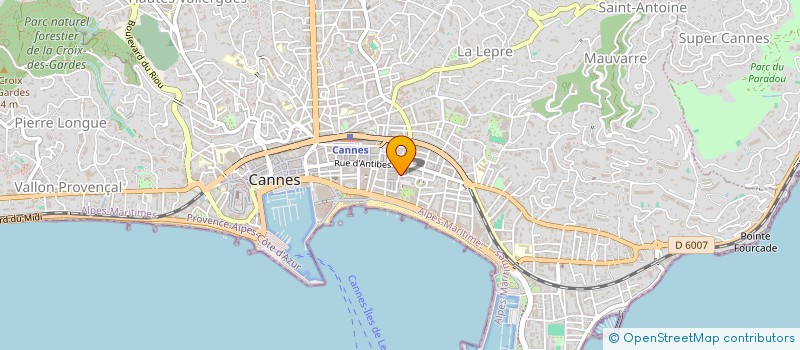 localisation de l'entreprise MADAME MARCELLE SABBAN à CANNES