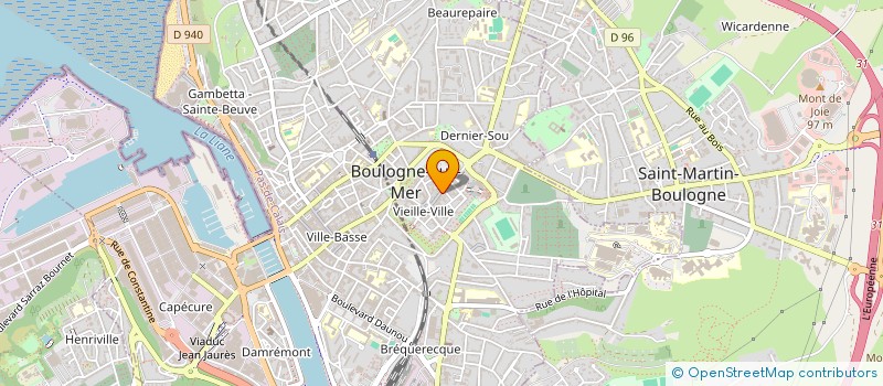 localisation de l'entreprise MADAME MARCELLE SAINT-MAXENT à BOULOGNE-SUR-MER