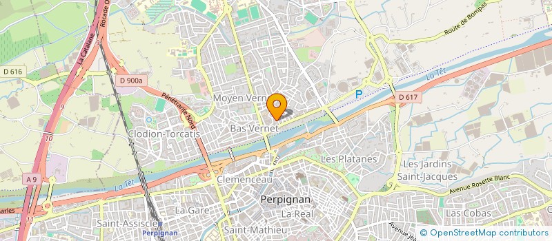 localisation de l'entreprise MADAME MARCELLE SALGAS à PERPIGNAN