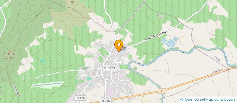 localisation de l'entreprise MADAME MARCELLE SANCHEZ  ARGELIERS