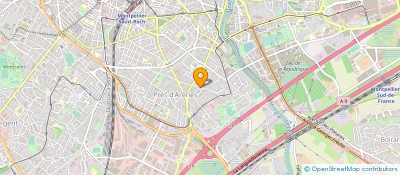localisation de l'entreprise MADAME MARCELLE SAUSSOL à MONTPELLIER
