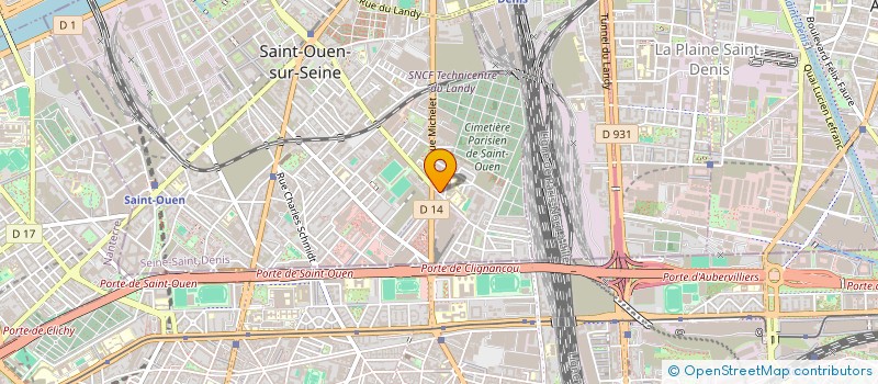localisation de l'entreprise MADAME MARCELLE SAVART à SAINT-OUEN-SUR-SEINE