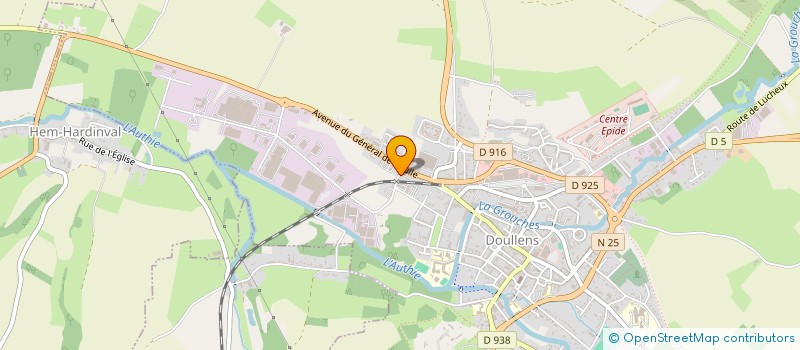 localisation de l'entreprise MADAME MARCELLE SAVREUX  DOULLENS