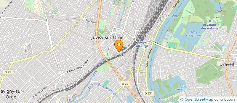 localisation de l'entreprise MADAME MARCELLE SEGURENS à JUVISY-SUR-ORGE
