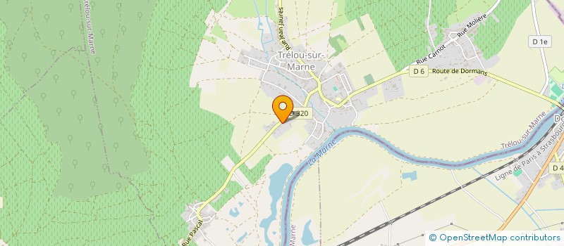 localisation de l'entreprise MADAME MARCELLE SERVENAY à TRELOU SUR MARNE