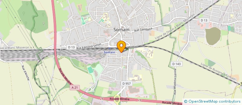 localisation de l'entreprise MADAME MARCELLE SIMON  SOMAIN