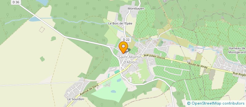 localisation de l'entreprise MADAME MARCELLE SOYEUX  SAINT-MARTIN-D'ABLOIS