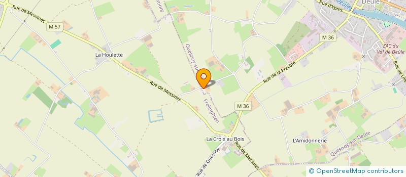 localisation de l'entreprise MADAME MARCELLE STAELEN à QUESNOY-SUR-DEULE