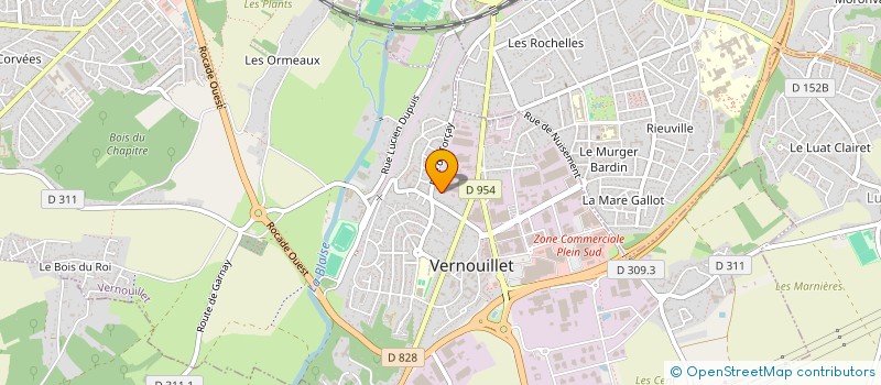 localisation de l'entreprise MADAME MARCELLE TALMITE à VERNOUILLET