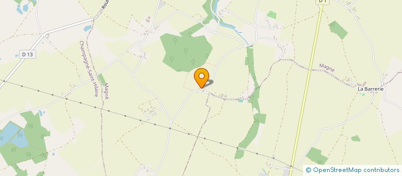 localisation de l'entreprise MADAME MARCELLE TARDIVEAU  MAGNE