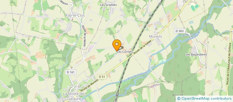 localisation de l'entreprise MADAME MARCELLE TEISSEIRE  SAINT BARTHELEMY DE VALS