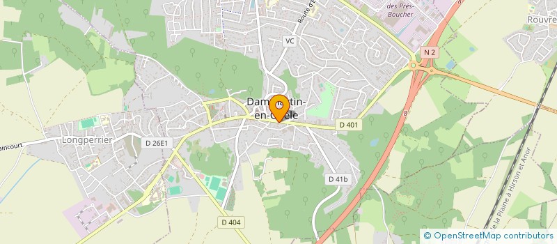 localisation de l'entreprise MADAME MARCELLE TEXEREAU  DAMMARTIN-EN-GOELE