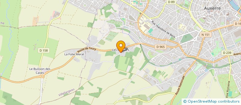 localisation de l'entreprise MADAME MARCELLE THIERRY à AUXERRE