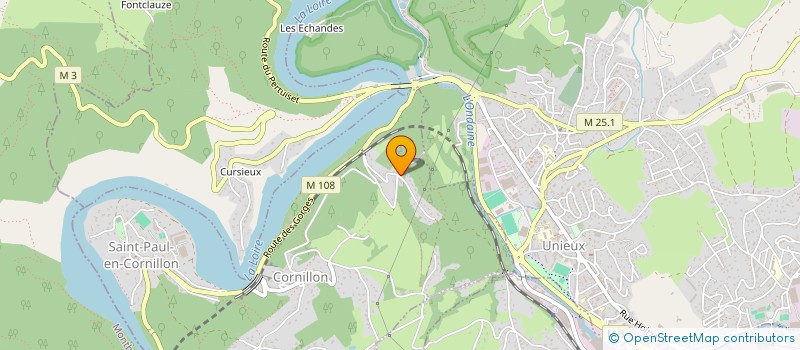 localisation de l'entreprise MADAME MARCELLE THOLLET  UNIEUX