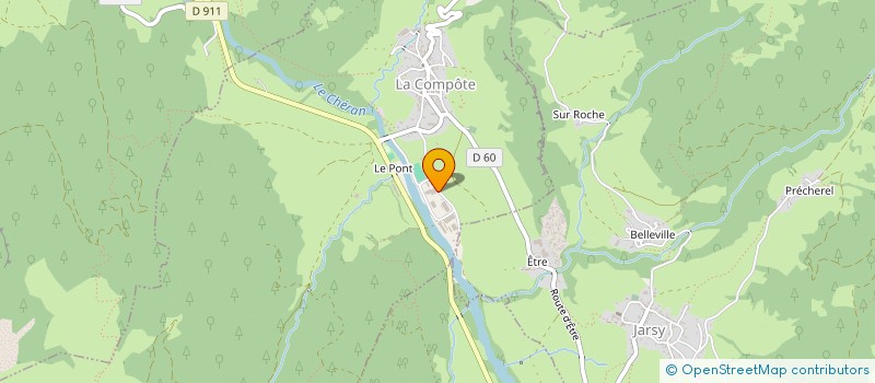 localisation de l'entreprise MADAME MARCELLE TISSOT  SAINTE-REINE